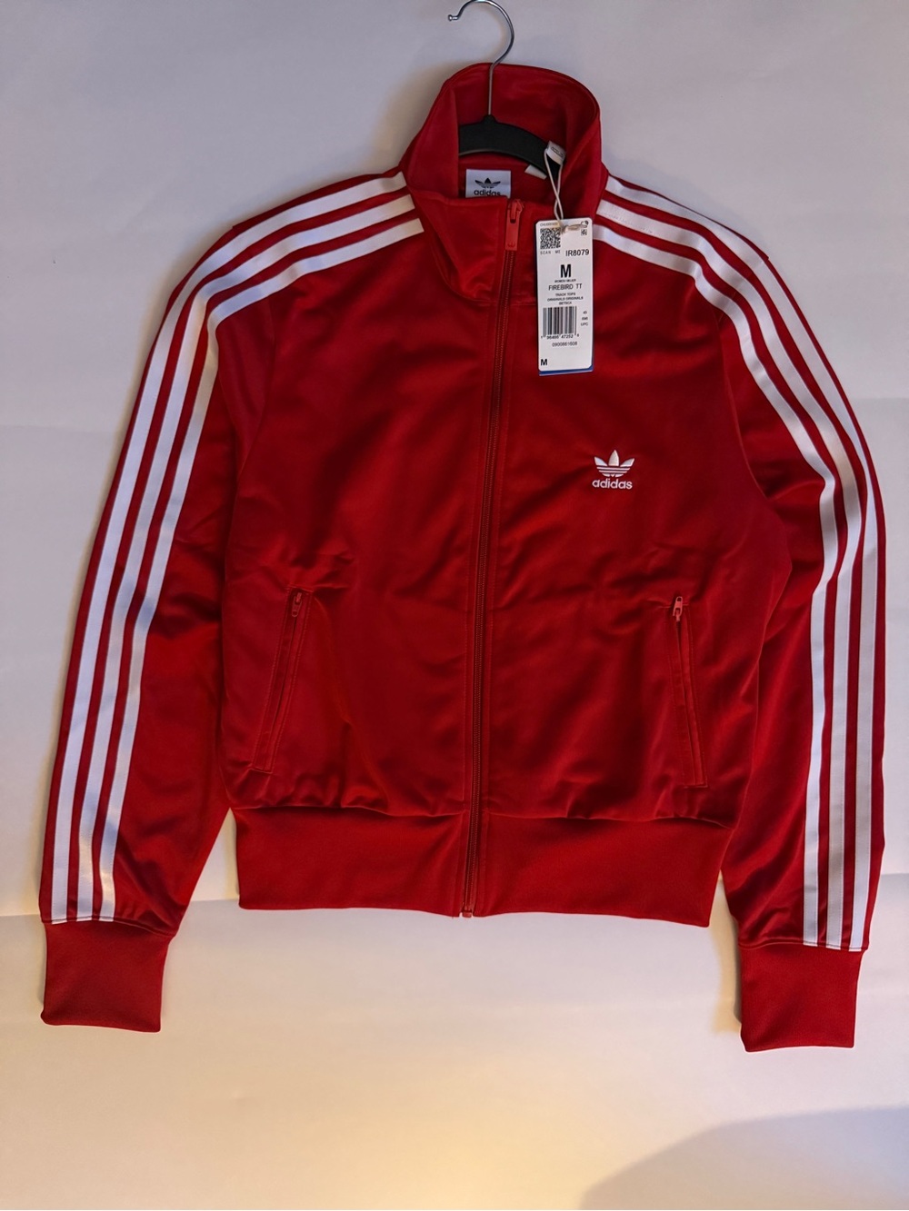 adidas Originals [M] Women's Firebird Track Jacket Red/White IR8079